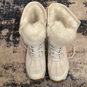 White Ugg boots